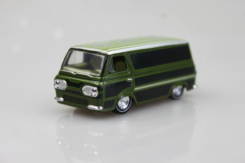 ArmyGreen-van-M2-1-64-1963-Ford-Econoline-Alloy-car-model